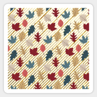 Handpainted Leaf Pattern Sticker